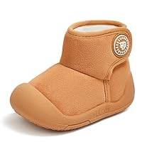 TARANIS Baby Boots Unisex Child Snow Boot Winter Trail Boots For Boy And Girl A Brown 21