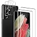 Produktbild Carantee Schutzfolie Kompatibel mit Samsung Galaxy S21 Ultra 5G, 2 Stück Panzerglas und 2 Stück Kamera Panzerglas Blasenfrei Anti-Staub Anti-Öl Gehärtetem Glas Displayschutzfolie
