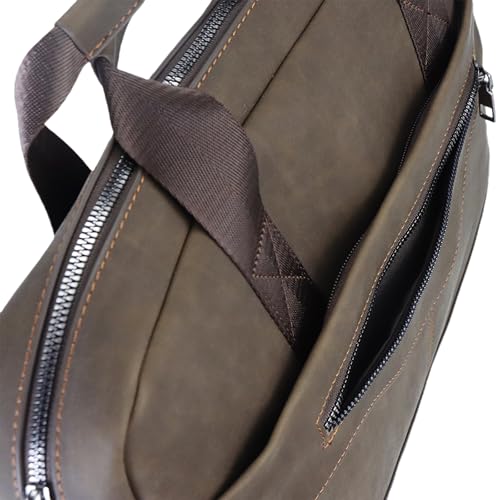 Maletín vintage para laptop 14" a 15.6" para hombre miniatura 2