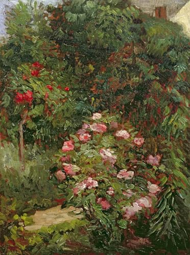 Bouquet de fleurs Gustave Caillebotte impression sur toile affiche déco bureau 60x90cm