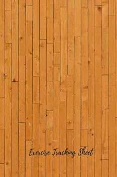 Paperback Exercise Tracking Sheet: Undated Daily Training, Fitness & Workout Journal Notebook 100 Pages 6in by 9 in . Monday To Sunday. Log Cardio & Strength Workouts. Book