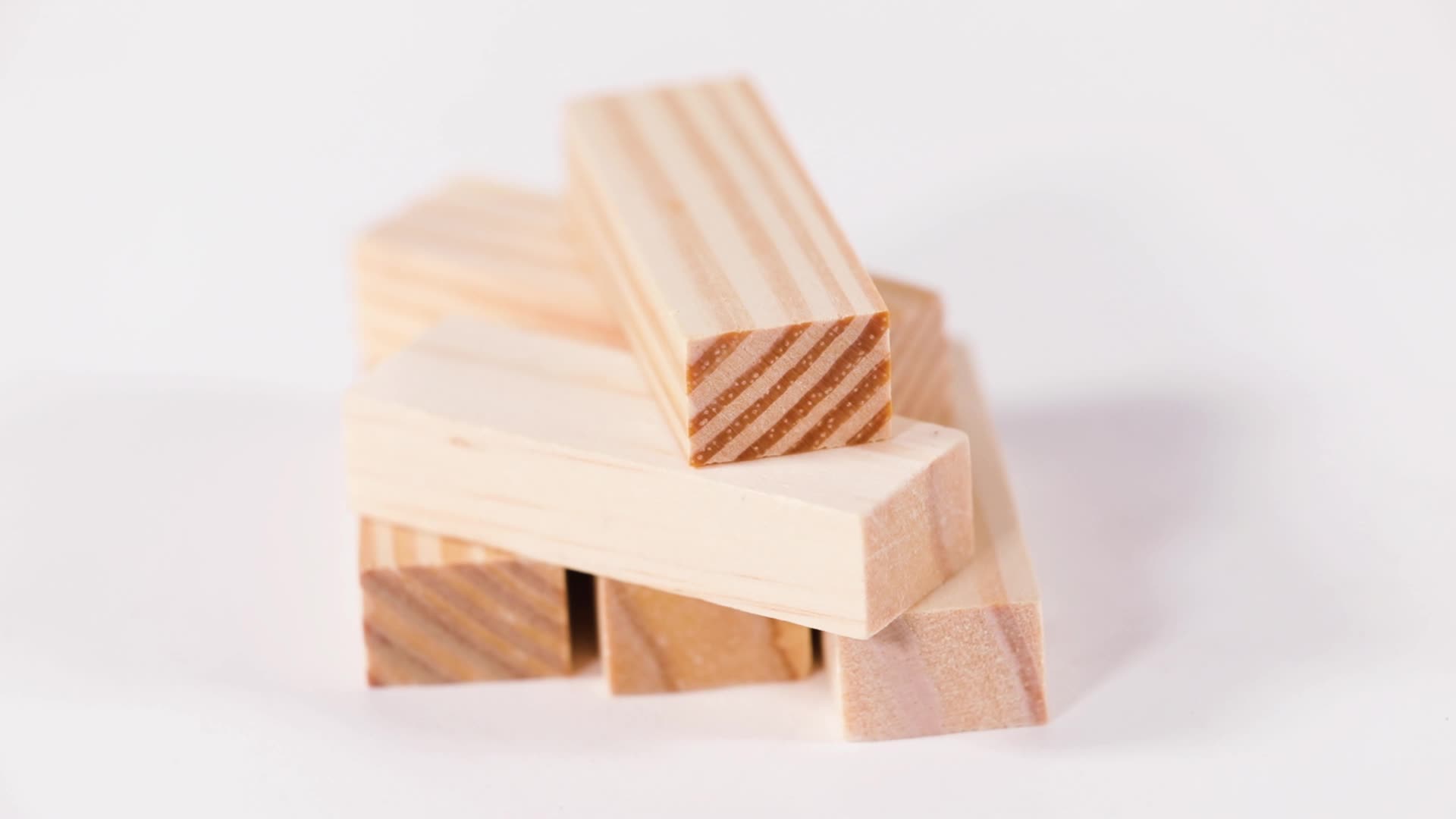 Relaxdays 10022792 Wackelturm Holz, 54 Bausteine zum Stapeln, lustiges Stapelspiel für Kinder & Erwachsene, Holzspielzeug, natur, 27 x 8 x 7 cm - Image 8