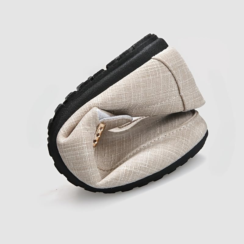 Men's Canvas Loafers, Casual and Comfortable Flat Shoes, Soft Sole, Breathable and Lightweight, Suitable for Daily Office wear.4