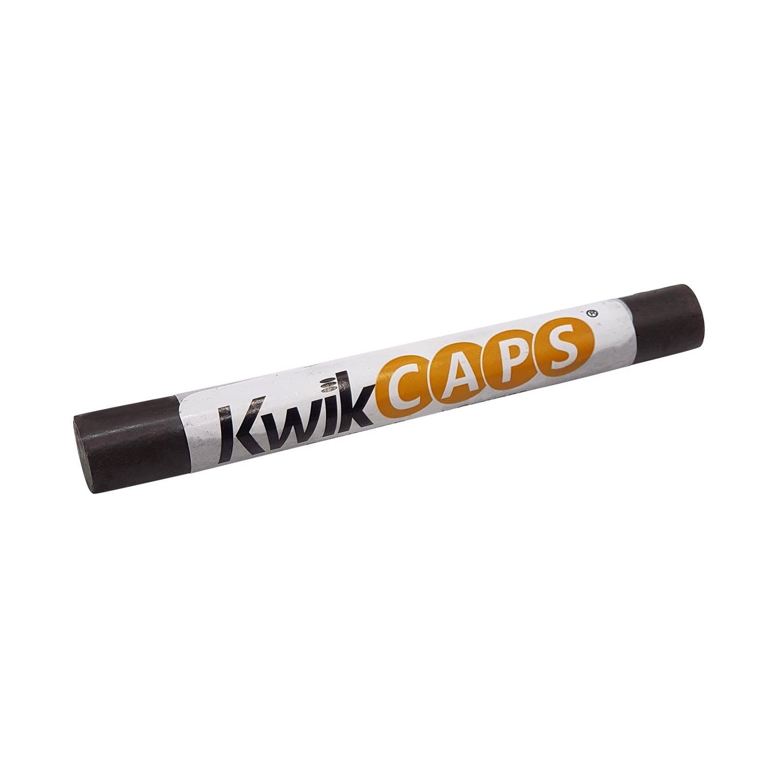 Kwikcaps Grey Graphite Furniture Repair Crayons - Scratch Restore & Touch-Up Marker, Wax Stick Crayons For Stains, Scratches, Wood Floors, Furniture, Solid Wood, Worktops, Melamine Boards