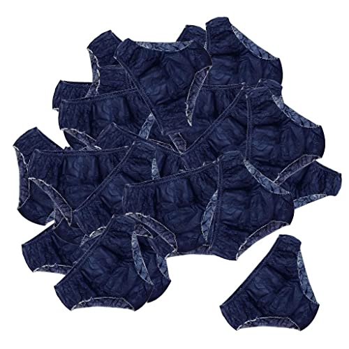 Cirraorive 50 Pañales Desechables, No Tejidos, Transpirables, Antibacterianos, Inodoros, Envasados ​​individualmente, Esterilizados con Luz, P, Azul, tal como se describe