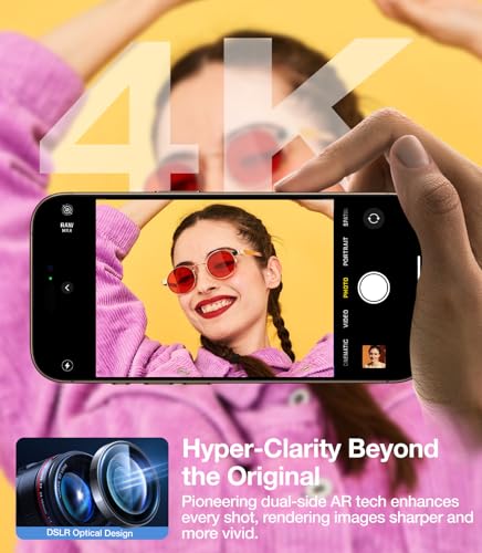Image of UltraGlass for iPhone 16 Pro Max /16 Pro Camera Lens Protector [NO.1 Military Grade Shatterproof] iPhone 16 Pro Max Camera Protector, 16 Pro Lens Cover [Longest Durable] Easy Install, White Titanium
