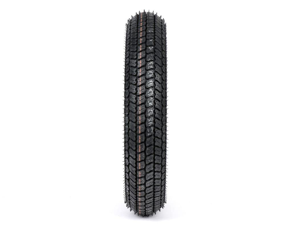 BGM Komplettrad Classic 2.10x10/3.50x10 59P Chrom kompatibel mit Vespa PX | Stahlfelge 2.10-10, montagefertig, Reifen 3.50-10; kompatibel mit Vespa Sprint, Rally, GT, GTR, TS, T4, LML Stella, Star