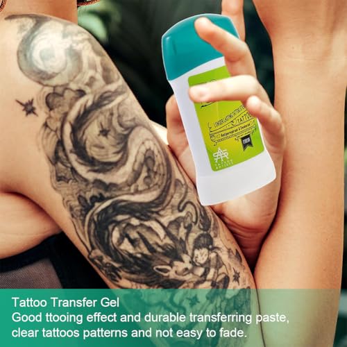 Transfer Soap Stencil, 51g Tattoo Transfer Gel,Safe and Long-Lasting Tattoo Balm - Image 4