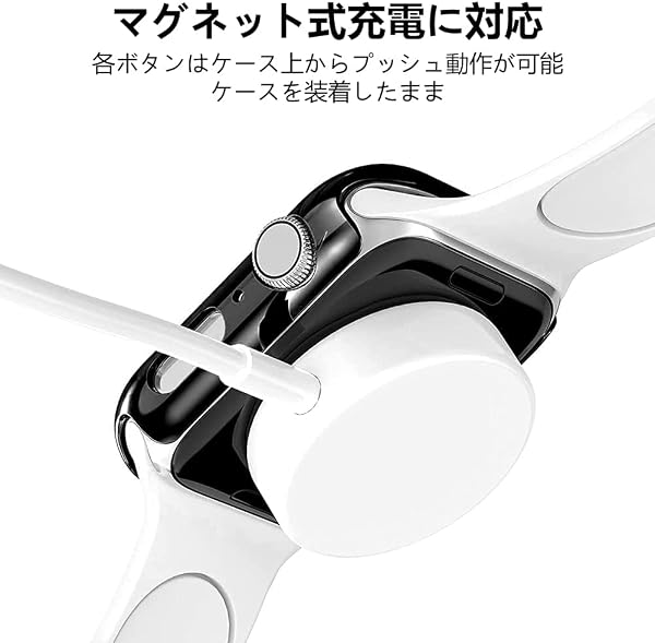 for Apple Watch ケース Apple Watch Series 3/Series 2/Series 1 42mm 用 一体型 apple watch 用 カバー ウォッチ ケース 傷防止 耐衝撃 超軽量 PC素材 全面保護 一体型 シリーズ3本体を保護するサイズとしてはぴったりでした ブラック - 4
