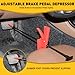 CLLOMAGY Brake Pedal Depressor Tool,Accelerator Pedal Depressor for Car Truck Vehicle Brake/Accelerator/Gas/Throttle/Clutch,Adjustable Shaft Max 28