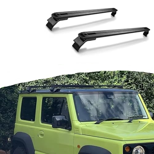 LMJCH Voiture Porte Bagages Transversales Galerie,Galerie Toit,pour Suzuki JIMNY 2019-2024 Installation Facile Barres De Toit Accessoires