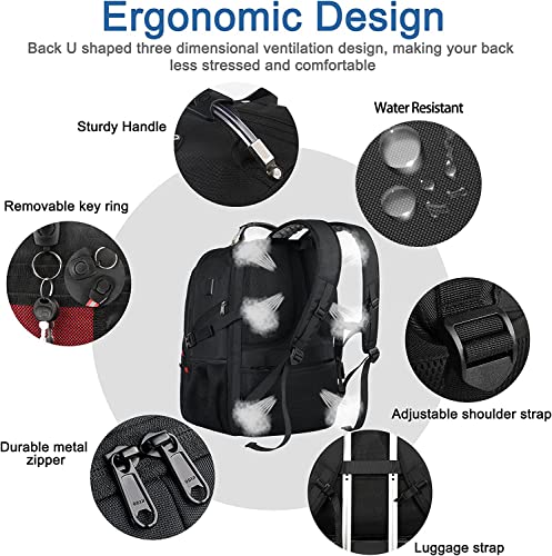 Travel-Backpack-Extra-Large-Laptop-Backpack-TSA-Backpack-173-Inch-Z-MGKISS-50L-Big-Backpack-Durable-Anti-Theft-17-Inch-Business-Bag-Gifts-for-Men-Water-Resistant-School-Bookbag-with-USB-Black
