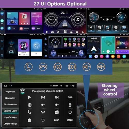 Radio para auto con pantalla táctil de 7 pulgadas miniatura 6