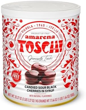 Toschi Amarena Black Cherries in Syrup
