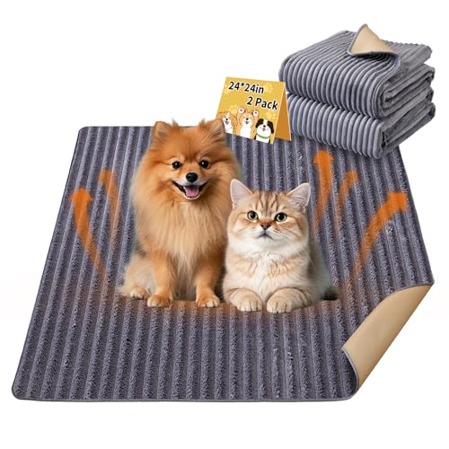 Dog Crate Mat, 2 Pack 24