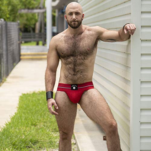 Gruff Pup Quarterback Jockstrap - Red - Small