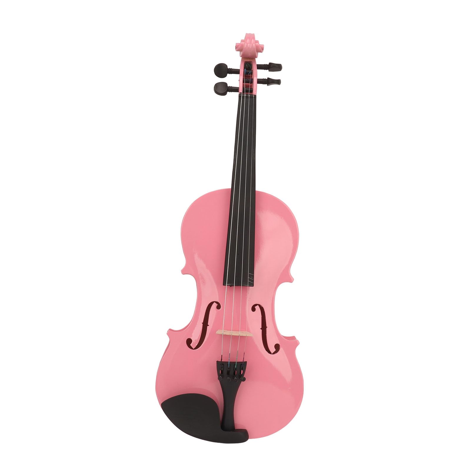 Starter Kit per Violino Acustico 4/4, Violino Acustico con Scatola Colofonia Poggiaspalla Mixer Corda Adesivo per Tastiera per Principianti (Roseo