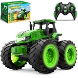 HappyGoLucky Ferngesteuerter Traktor mit Licht, 2,4 GHz, Grün