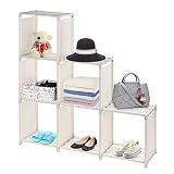 MULTIFUNCIÓN: Este organizador es ideal para todo tipo de almacenamiento y de expositores. Úsalo para guardar ropa y zapatos, exponer libros y fotografías, o simplemente para mantener tus cosas organizadas y sin estorbos