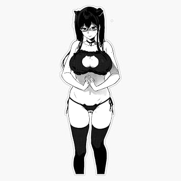 Magnet Anime Girl 44 Viny Magnetic Bumper Sticker 5"