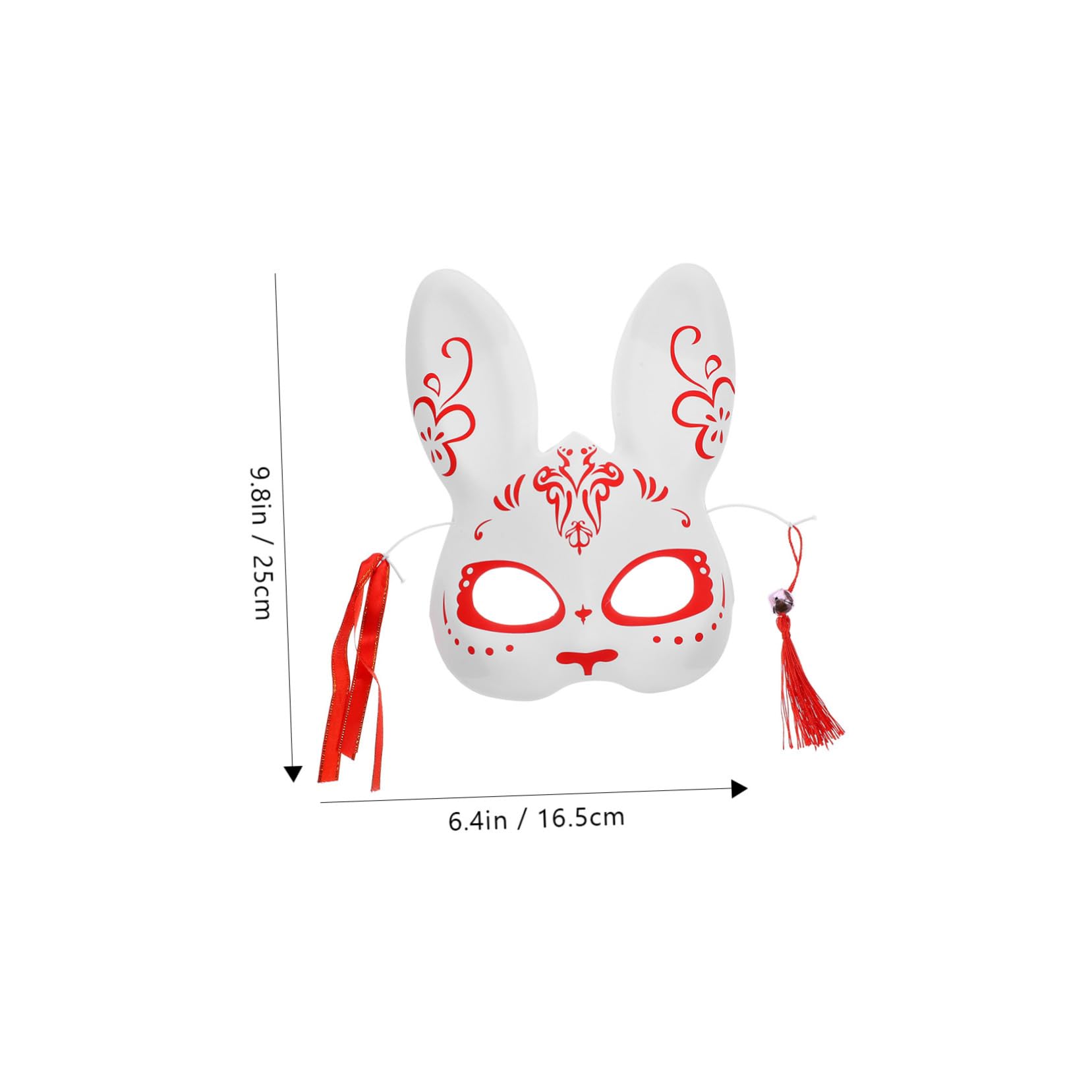 WRITWAA Unique Fox Mask Carnival Mask Prop Masquerade Party Halloween Decorative Animal