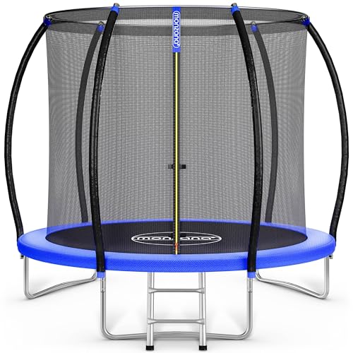 Monzana Trampoline Ø 244 cm Set Complet avec Filet de sécurité intérieur Échelle Couverture de...