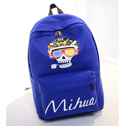 Canvas sac à dos imprimé au design minimaliste et décontracté