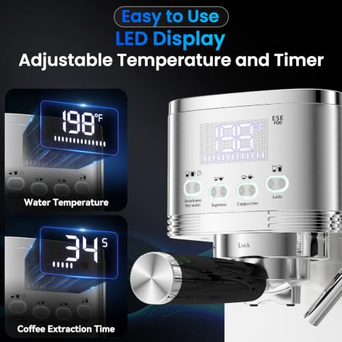 Image of URintells Cuising 20 Bar Espresso Machine with Automatic Milk Frother
