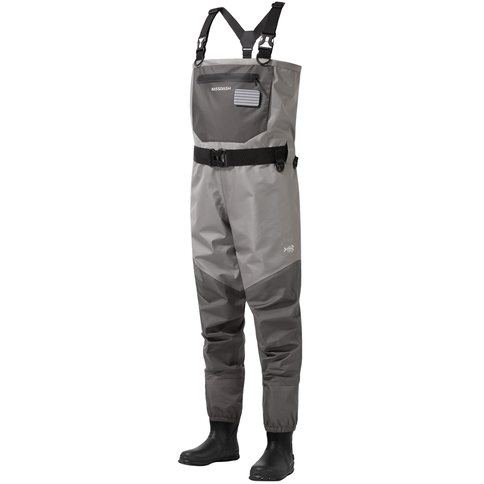 BASSDASH FW08 Men’s Breathable Waders Waterproof Fly Fishing Chest Fishing