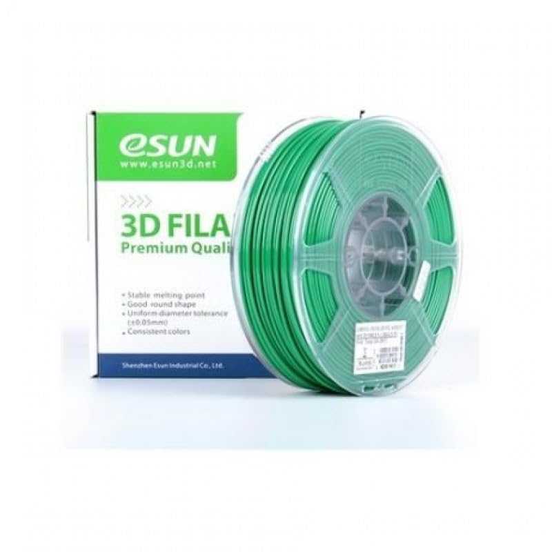 REES52 eSUN 3D 1.75mm PETG Green Filament 1kg (2.2lb), PETG 3D Printer Filament, Dimensional Accuracy +/- 0.03 mm, Semi- Solid 1.75mm Green-image-8