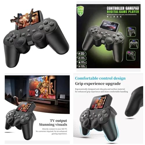 S10 Digital Game Controller with Built-in Screen, Classic Gaming Gamepad - Image 2