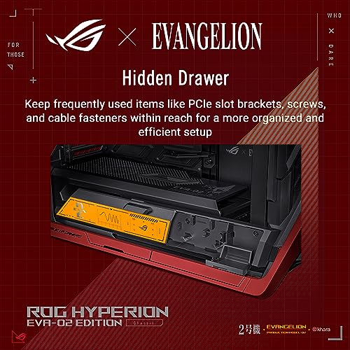 ASUS ROG Hyperion GR701 EVA-02 EATX Full-Tower case w/semi-Open
