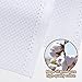 Anjmd 59 by 39 inch Big Size Cross Stitch Fabric 11 Count White Aida Cloth Classic Reserve Aida Cloth for Home DIY Embroidery Decoration