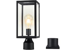 Dusk to Dawn Outdoor Pole Light for Yards and Pathways