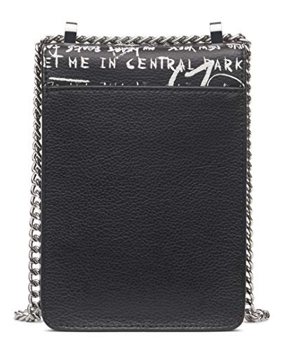DKNY womens Dkny Elissa N/S Phone Crossbody, Black Graffiti, One Size US2