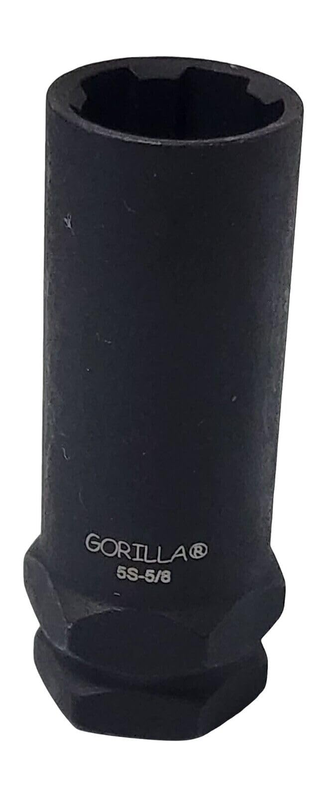Gorilla Automotive5S-58 5S 58 Spline Passenger Lug Nut Key, Lug Wrench, Car Wheel Nut Remover