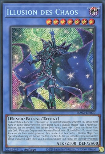 Illusion des Chaos (V.3) RA02-DE020 Secret Rare Deutsch Boosterfrisch 1. Auflage - 25th Anniversary Rarity Collection II - mit ReCollectibles-Versandschutz - für Yu-Gi-Oh!