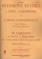 48 Famous Studies for Oboe or Saxophone and 3 Duos Concertants for 2 Oboes or 2 Saxophones B00HQ1CUE0 Book Cover