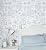CiCiwind Floral Peel and Stick Wallpaper Blue and White Contact Paper Boho Modern Self Adhesive Removable Wall Paper for Bathroom Bedroom Cabinets Flower Butterfly Papel Tapiz para Pared 17.3"×78.7"
