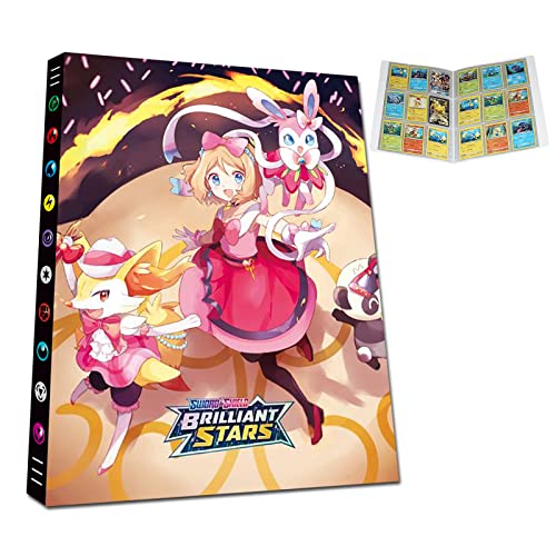 Classeur pour grandes cartes, joli étui pour cartes, album de cartes avec 9 poches, 24 pages, peut contenir jusqu'à 432 cartes C06 Cover