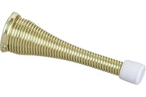 National Hardware N184-291 V232 Spring Door Stops in Brass