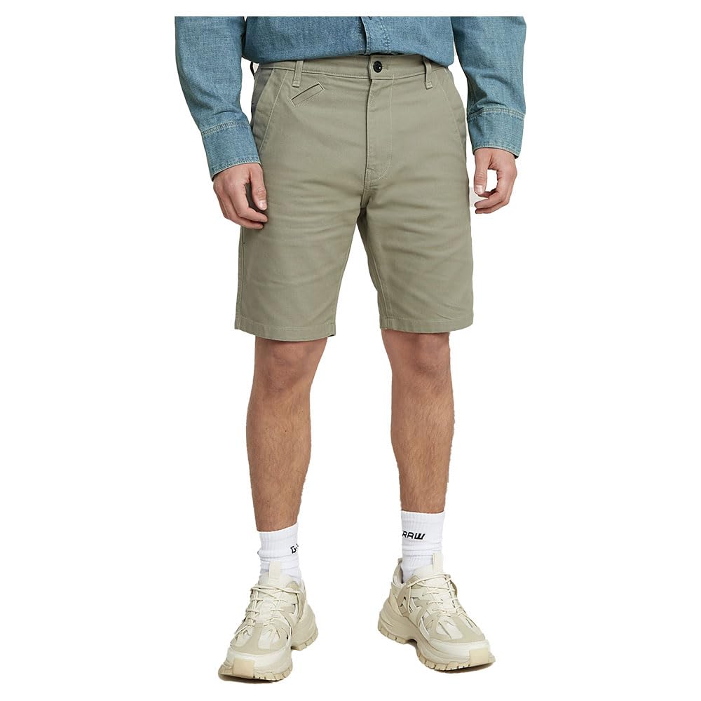 G-STAR Para Hombre Shorts Bronson 3.0 Slim Chino, Verde (Shamrock D26337-D305-2199), 29