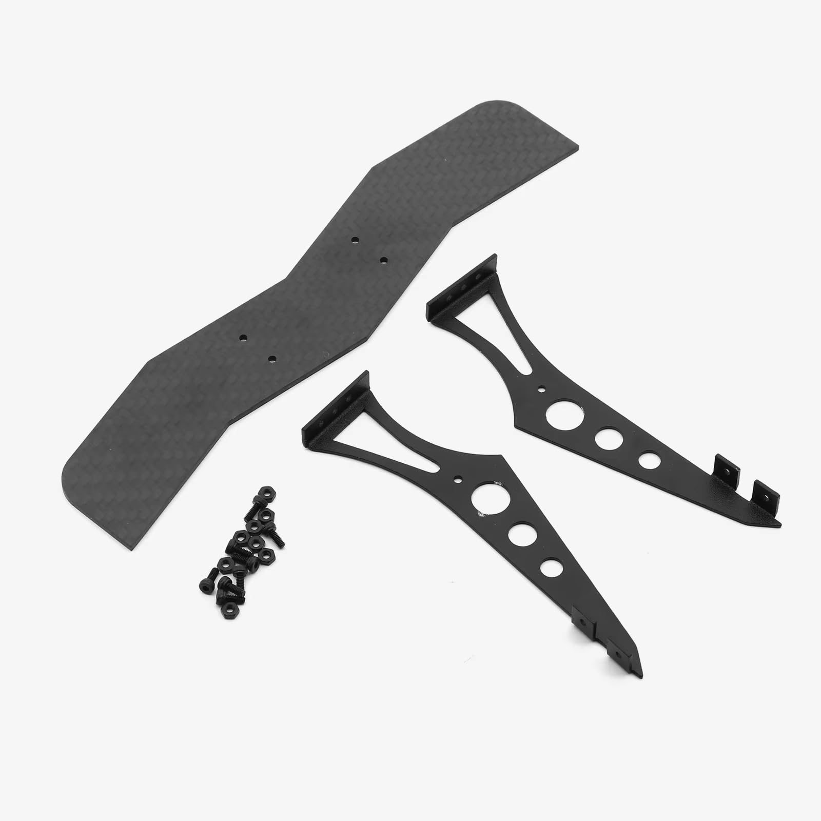 Piezas para Coches RC para Tamiya para TT01 para TT02 para HSP para Sakura 1/10 RC Drift Car Piezas De Actualización Accesorios Alerón Trasero Metal