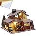 Ice and Snow Manor - Kit per casa delle bambole in miniatura 3D in legno, regalo di carnevale, fai da te giocattolo casa delle bambole modello Art House per bambini e adulti