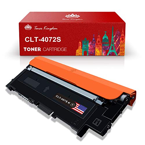 Toner Kingdom Compatible Cartouche d'encre Pour Samsung CLT-K4072S CL P-320 CLP-320N CLP-320W CLP-320N CLP-325 CLP-325N CLP-325W CLX-3180 CLX-3180FN CLX-3180FW CLX-3185 CLX-3185F (1 Paquet )