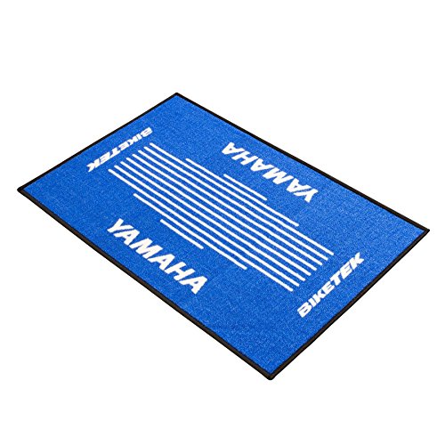 BikeTek tapis d'entrée de porte Welcome, 90 cm x 60 cm, en caoutchouc antidérapant au dos