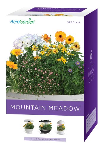 AeroGarden 800533-0200 6-Pod Seed Kit, Mountain Meadow Flowers