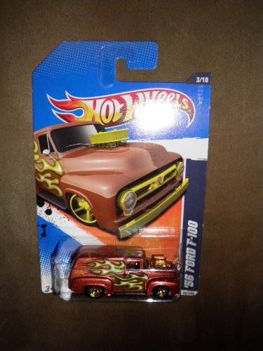 2011 HOT WHEELS HEAT FLEET 93/244 BROWN '56 FORD F-100 3/10 by Hot Wheels