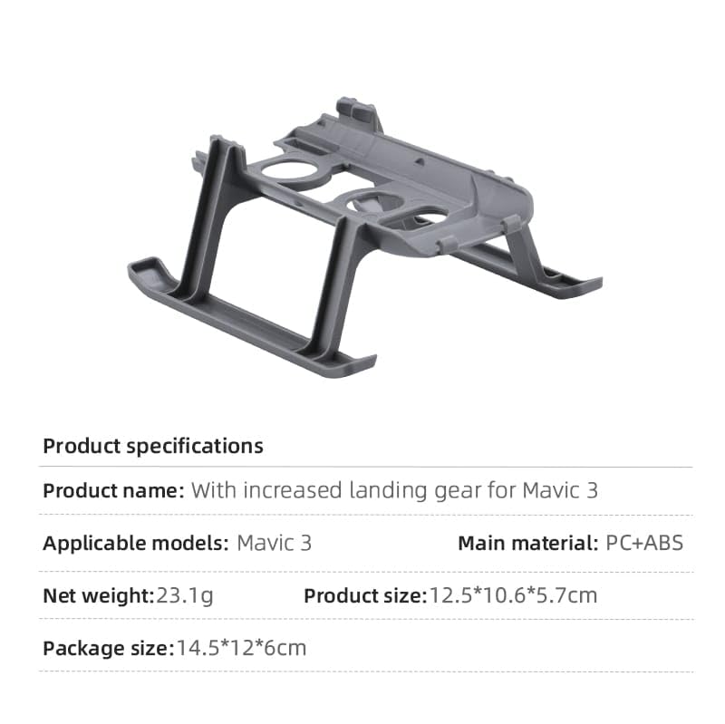 GetZget® Height Extender For Dji Mavic 3 / Mavic 3 Classic Protection Landing Gear Leg Accessories 2