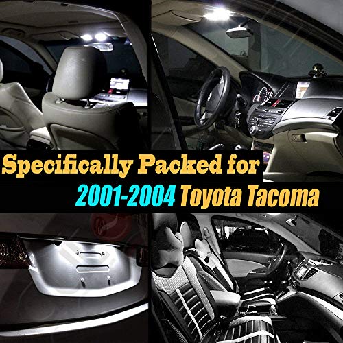 Kit 10 bombillas LED blancas 6000K para interior Toyota Tacoma miniatura 2